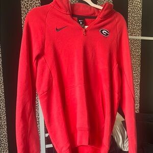 Nike Red Pullover Hoodie